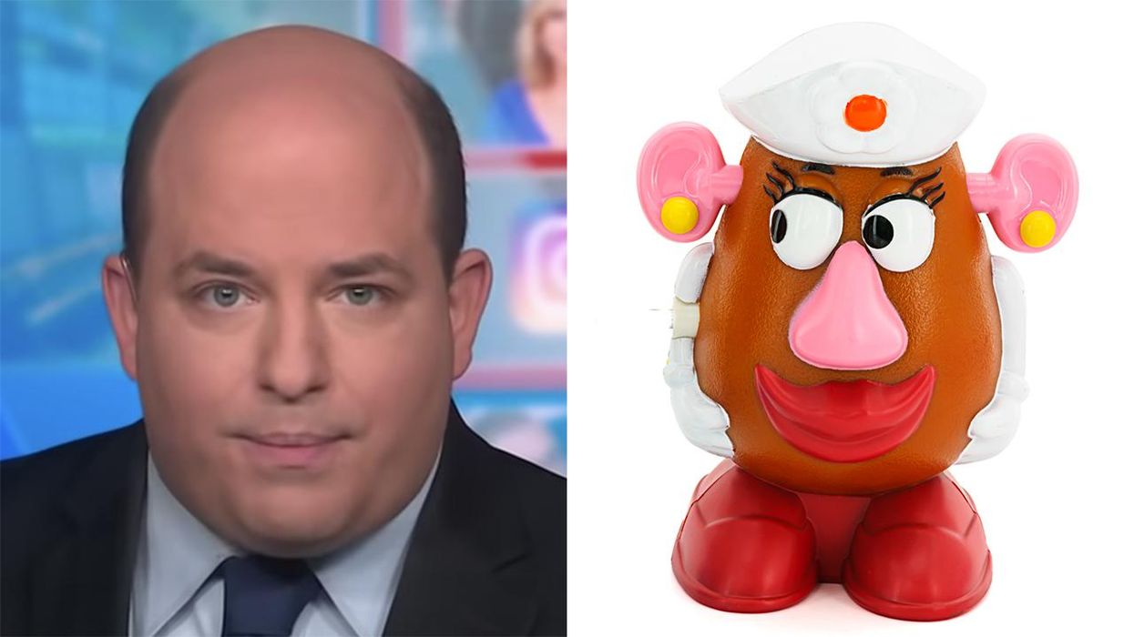 Brian Stelter's Very Upset, Claps Back at Critic Calling Him a 'Genderless Potato'
