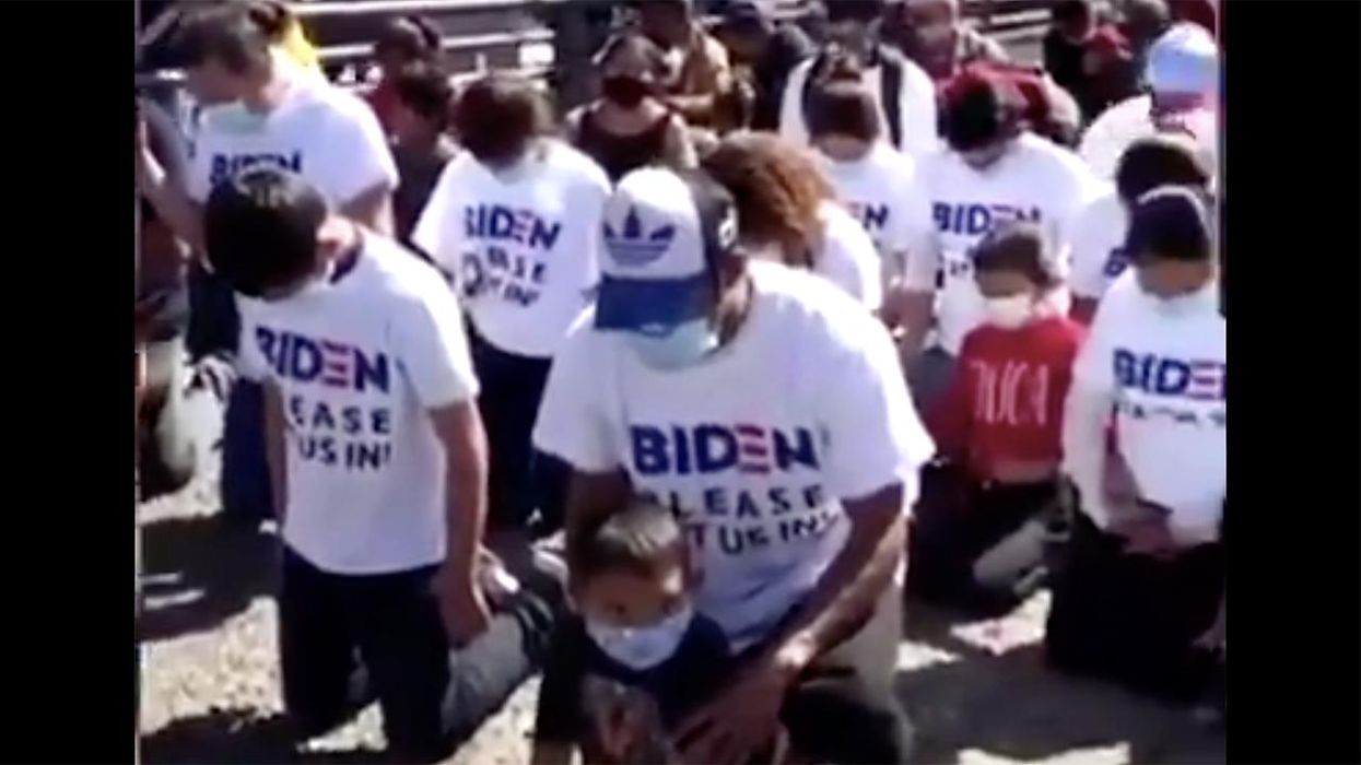 Why Are Migrants Trying to Cross the Border Wearing Joe Biden T-shirts?
