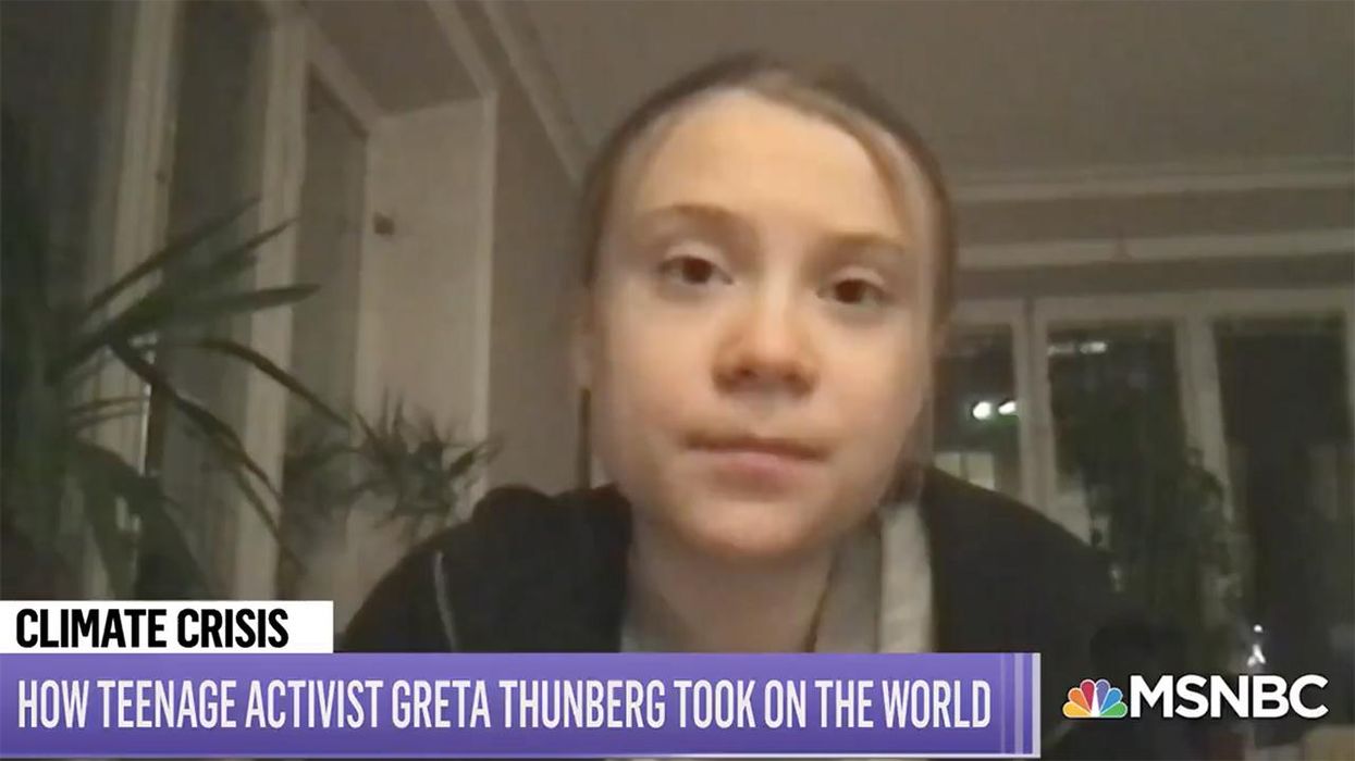 MSNBC Suddenly Pushes Back on Greta Thunberg When She Dares Criticize Joe Biden