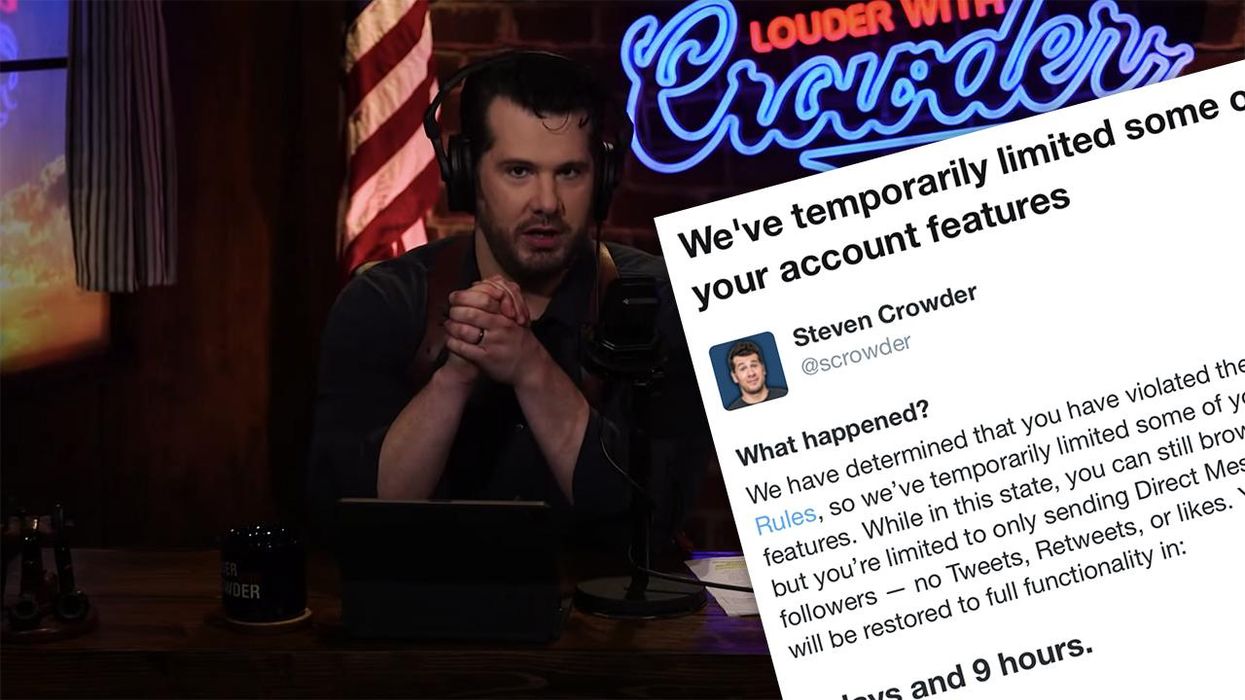 Twitter Suspends Steven Crowder Without Explanation, Increases Suspension Overnight Also Without Explanation