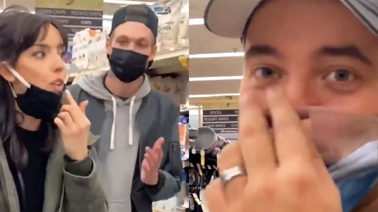 Woman Attempts to 'Mask-Shame' Dude, Quickly Discovers Truth (Updated)