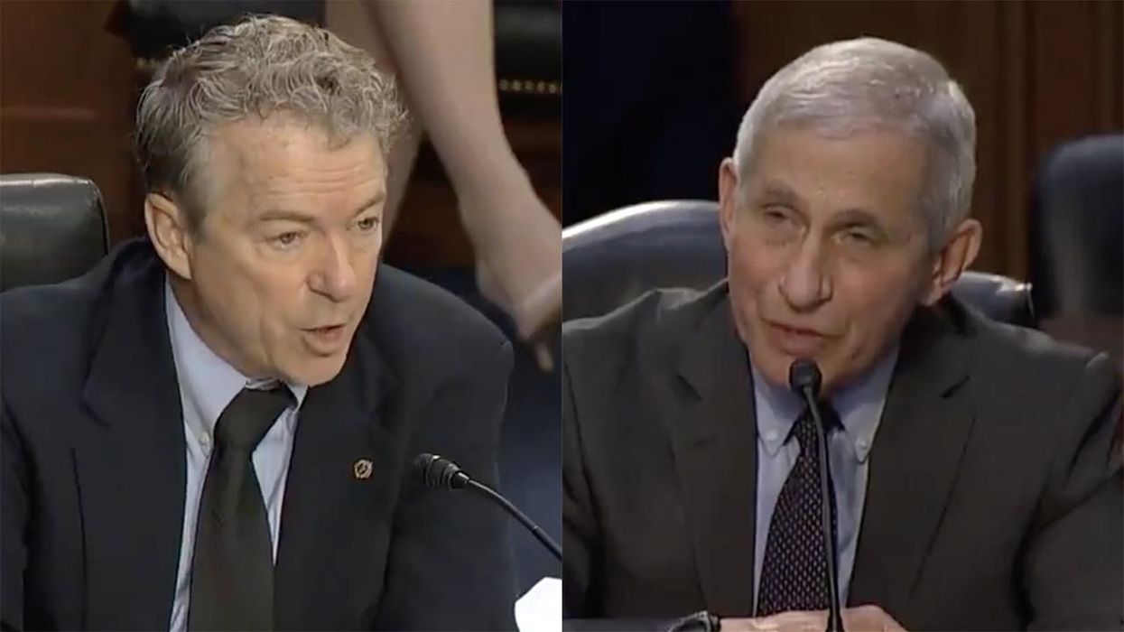 Rand Paul Unloads on Anthony Fauci's Claim We Need Masks Even After Being Vaccinated