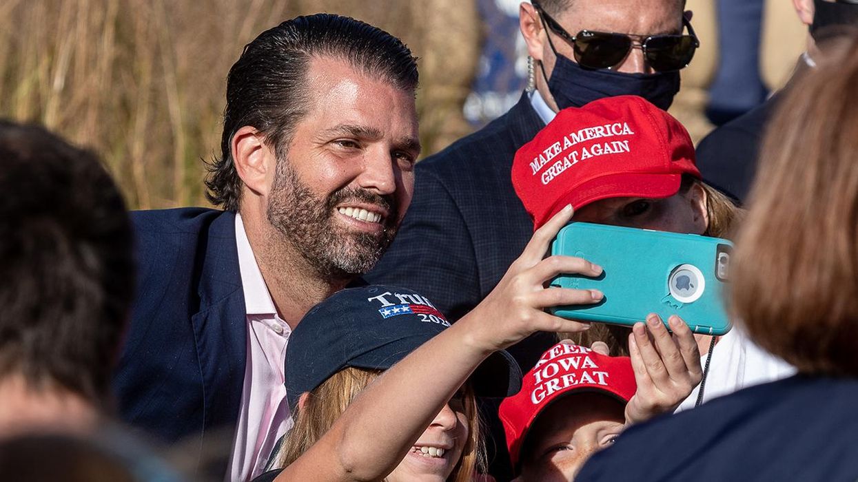 Don Jr. Shares Funny Video of Biden Falling That The Media Thinks You're Too Stupid To Know Is 'Edited'