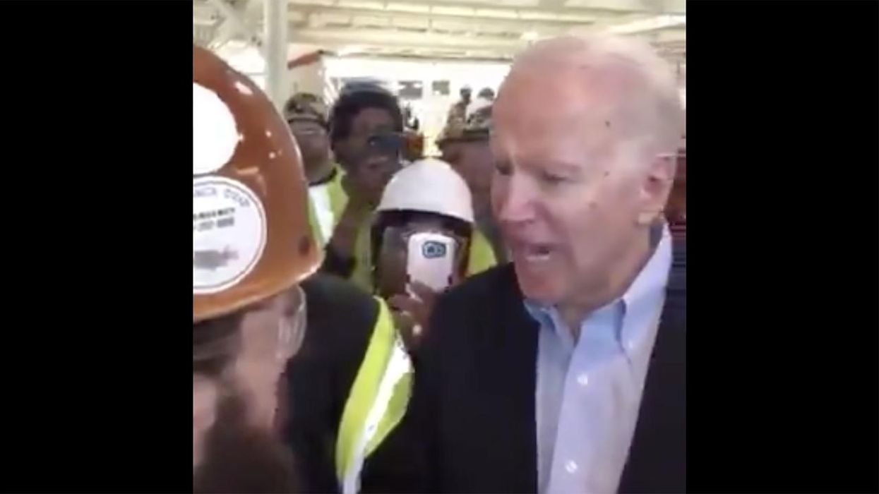Flashback: Was Joe Biden Lying When He Lashed Out at This Union Worker That He's NOT Taking Our Guns?