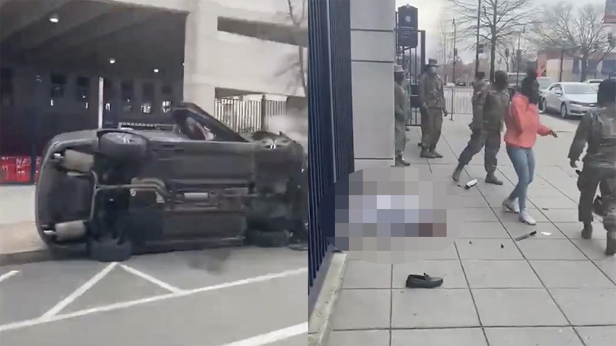 Graphic Footage Shows Deadly Crash After Two Teen Girls Carjacked an Uber Eats Driver