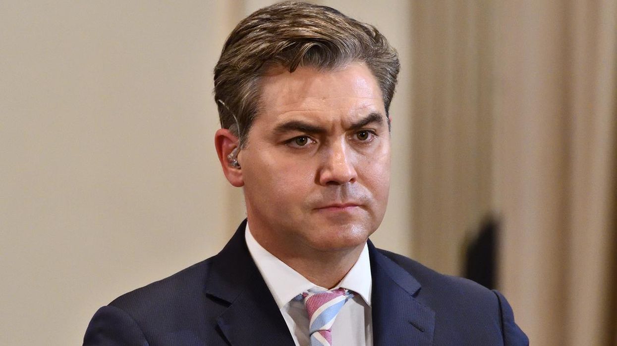 CNN's Jim Acosta Gets COVID Shot Wearing Shirt Celebrating Himself Because He's That Big a Douche