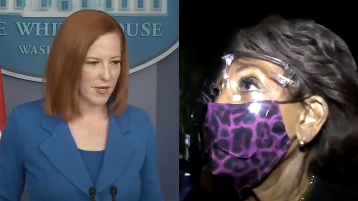 Jen Psaki REFUSES to Condemn Maxine Waters' Comments Encouraging Riots