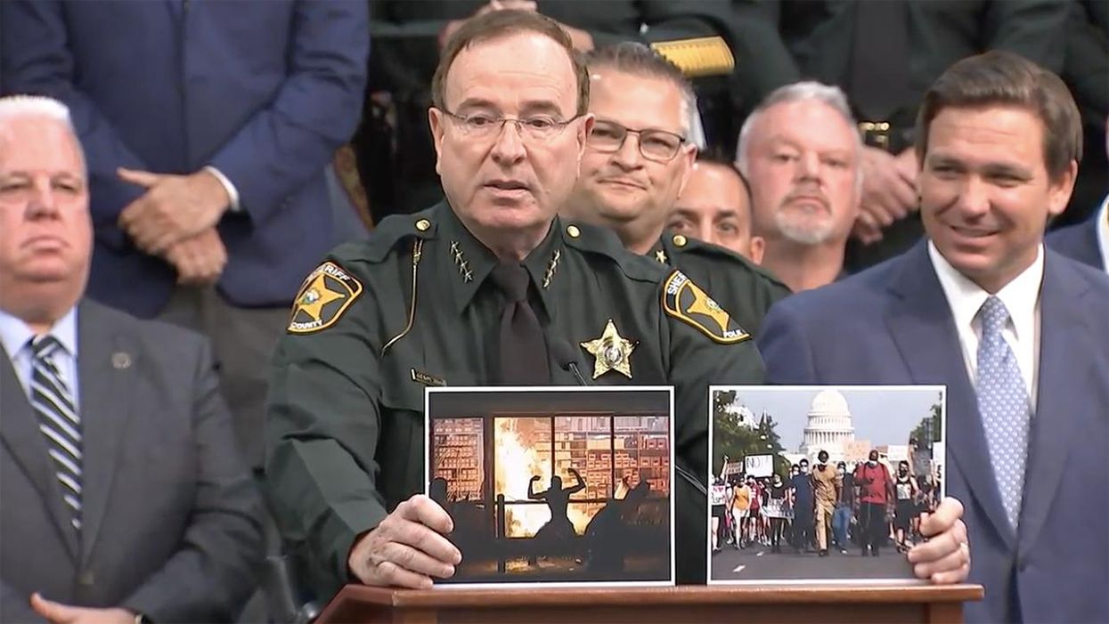 Florida Sheriff Explains Riots vs. Protests Slow Enough for Liberals to Understand: 'Pay Attention'