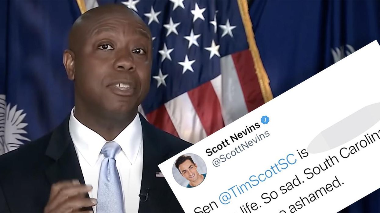 Blue Checkmark Deletes Racist Attack on Tim Scott, Then Similar Tweets Resurfaced