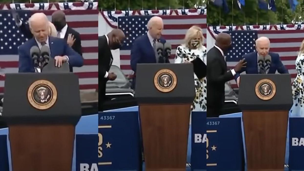 Joe Biden Panics, Can't Find Mask After Outdoor Speech: 'I'm in Trouble'