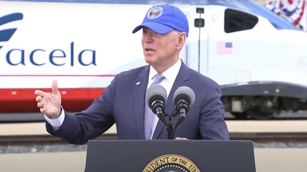 Joe Biden Gets Really Confused Trying to Talk About Obama and Trains