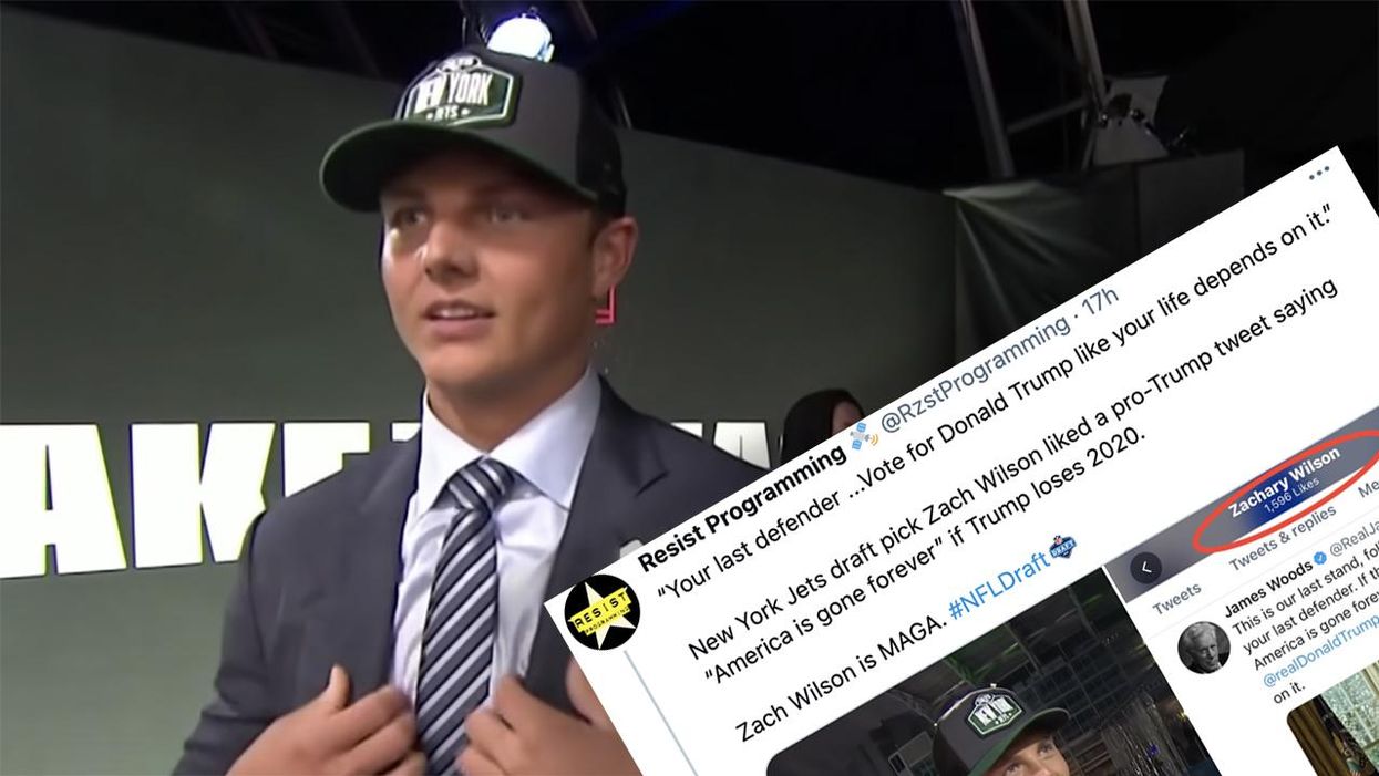 Cancel Culture's Coming After NY Jets Quarterback Zach Wilson for Allegedly Being MAGA