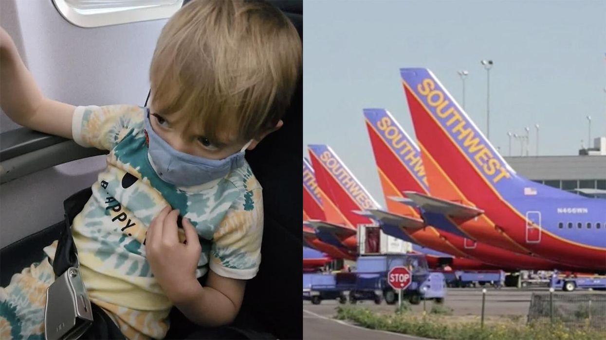 3-Year-Old with Sensory Disorder Booted Off Southwest Airlines Over Masks, Even Though He Was Wearing a Mask