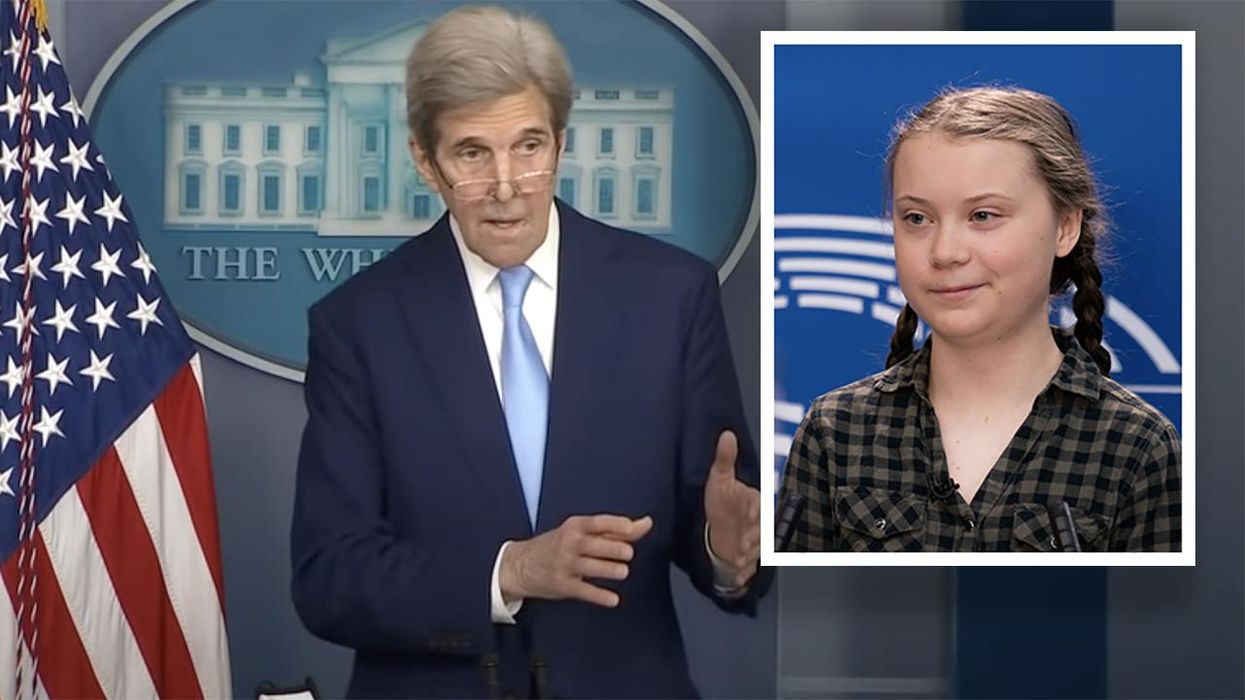 John Kerry's Recent Climate Claim Is So Dumb He Gets Dunked On by Greta Thunberg