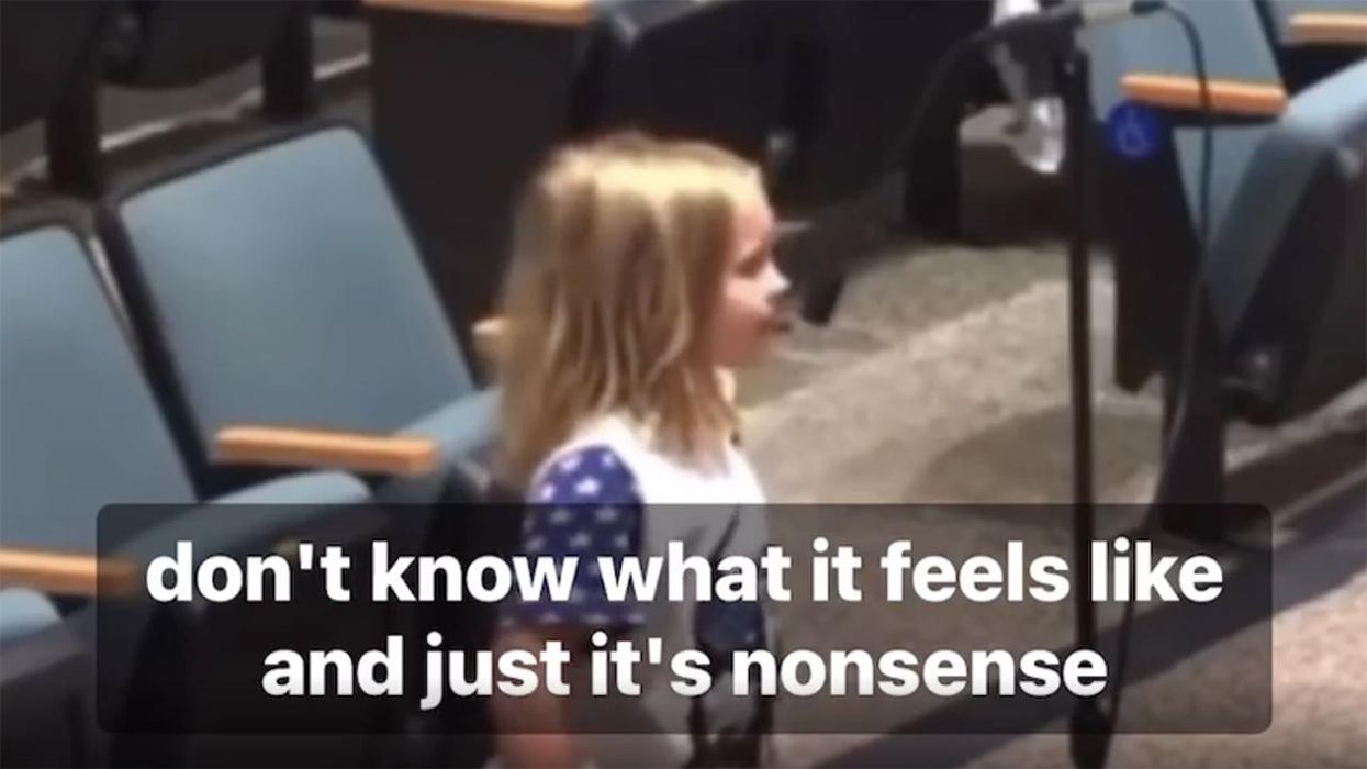 Annoyed Little Girl Destroys School Board Over Masks and It's Adorable