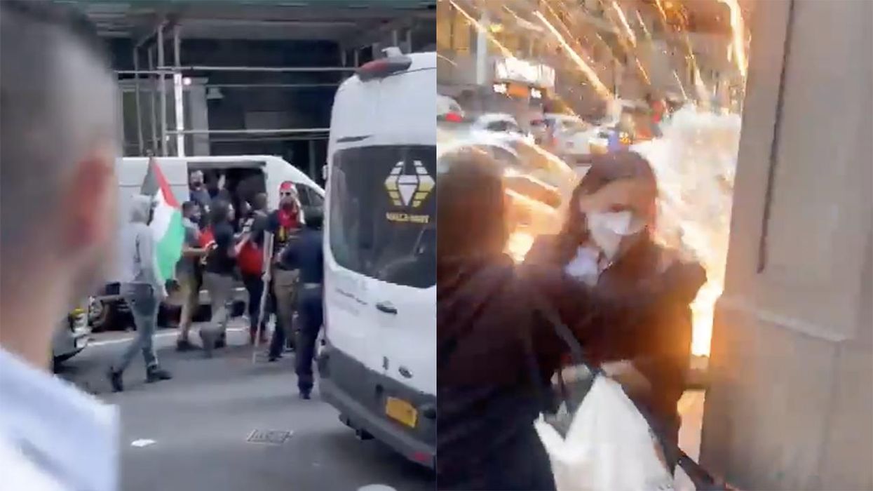 AOC Effect? Pro-Palestinian Mob Assaults NYC Jews with Incendiary Device: 'F*** you, Zionists!'