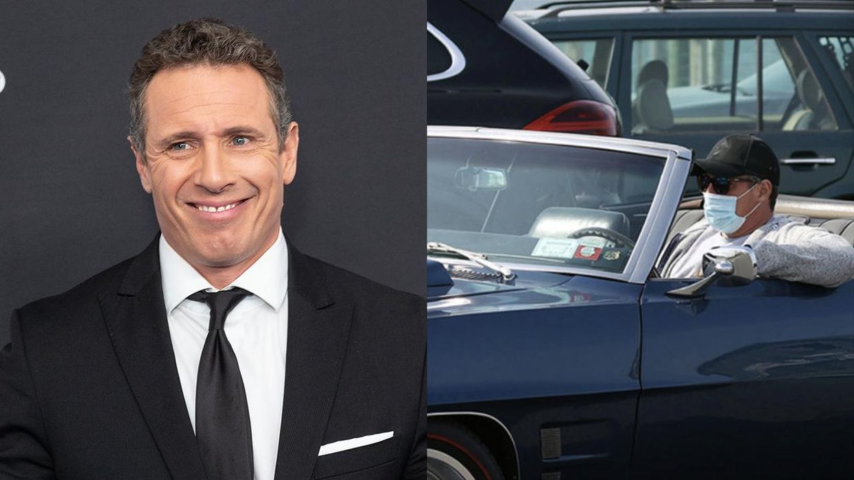 Chris Cuomo Sets All-Time Virtue Signalling Record: Driving Alone in a Convertible Wearing a Mask