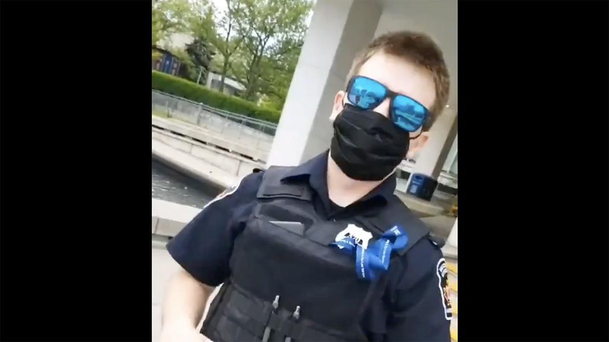 Cop Gives Reporter Citation for Breaking Pandemic Restrictions and 'Shaking Someone's Hand'