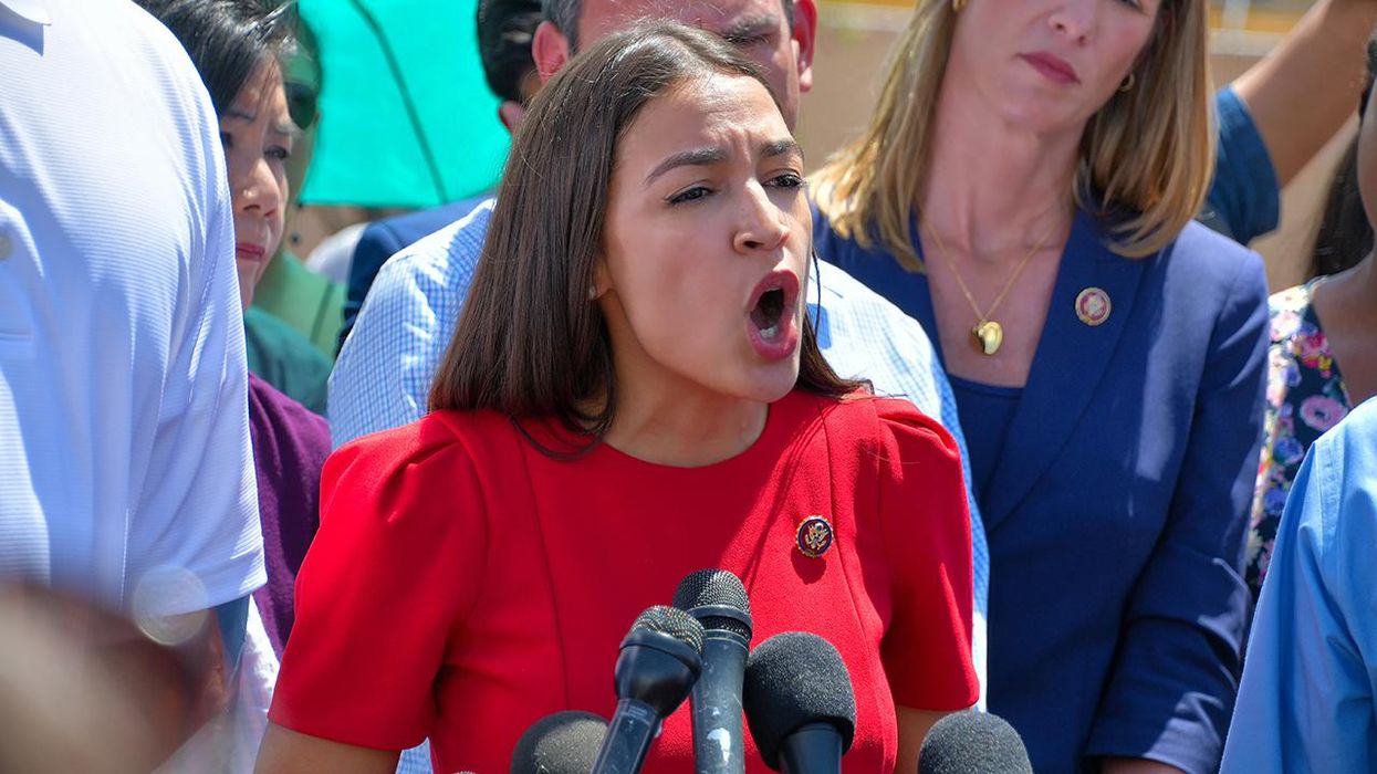 Creepy Alexandria Ocasio-Cortez Mural Appears in NYC