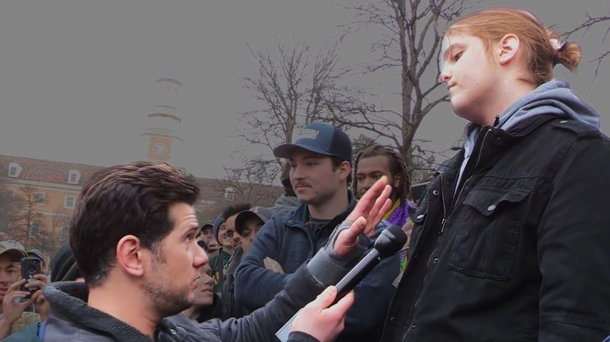 Crowder Battles Deranged Woke Leftist. Watch What Happens...