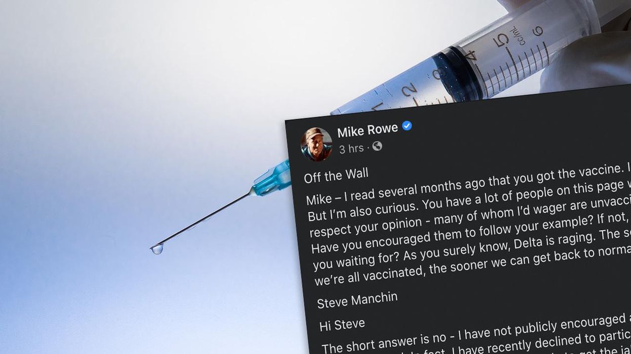 Pro-Vaxxer Encourages Mike Rowe to Push Vaccine on the Rest of Us. Mike Responds with Spicy PERFECTION!