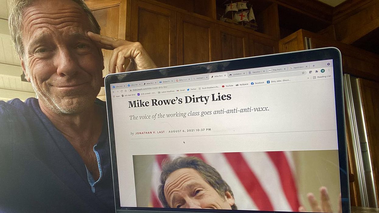 Mike Rowe Destroys -- Line by Line -- Idiot 'The Bulwark' Reporter's Hit Piece Against Him