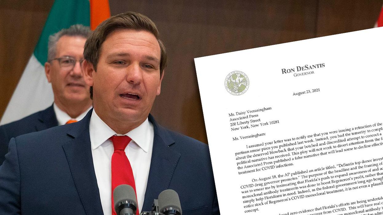 PUT SOME LOTION ON IT: Gov. Ron DeSantis Just Spanked AP for Their Misleading Story