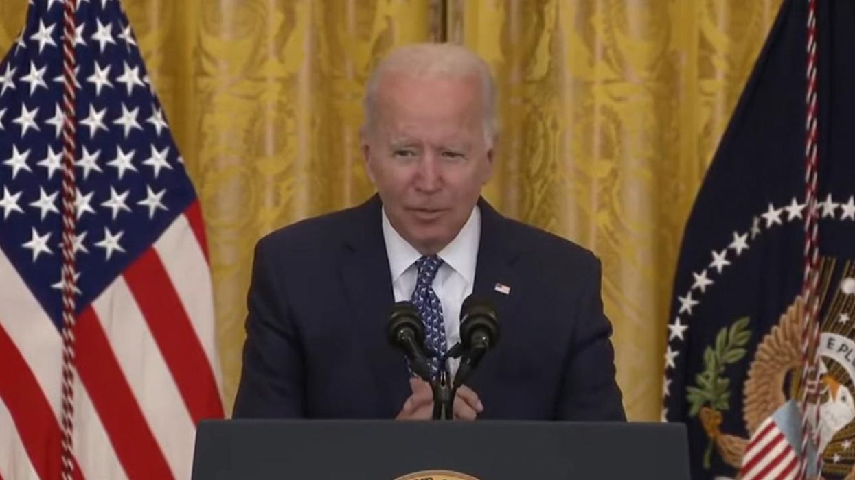 WTF? After Biden Makes a Speech He says "I'm supposed to stop and walk out of the room..."