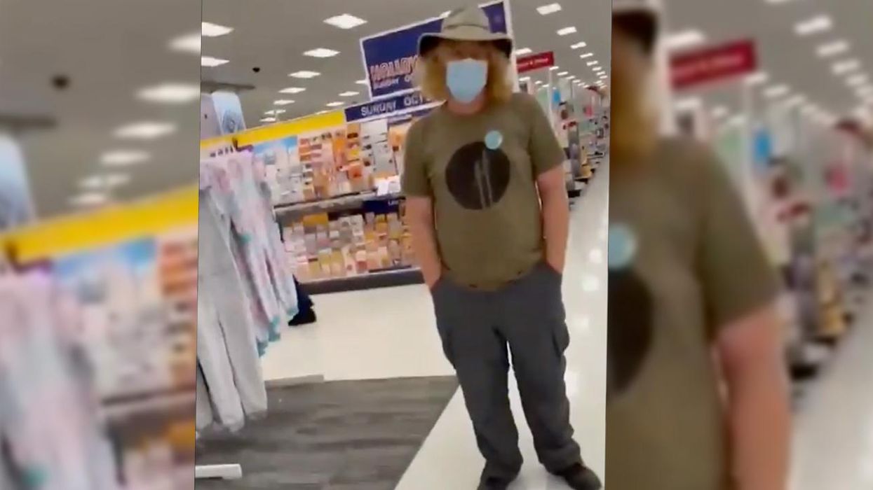 Masked Vaccinated Creeper Harasses Woman in Target. She Has None of It.