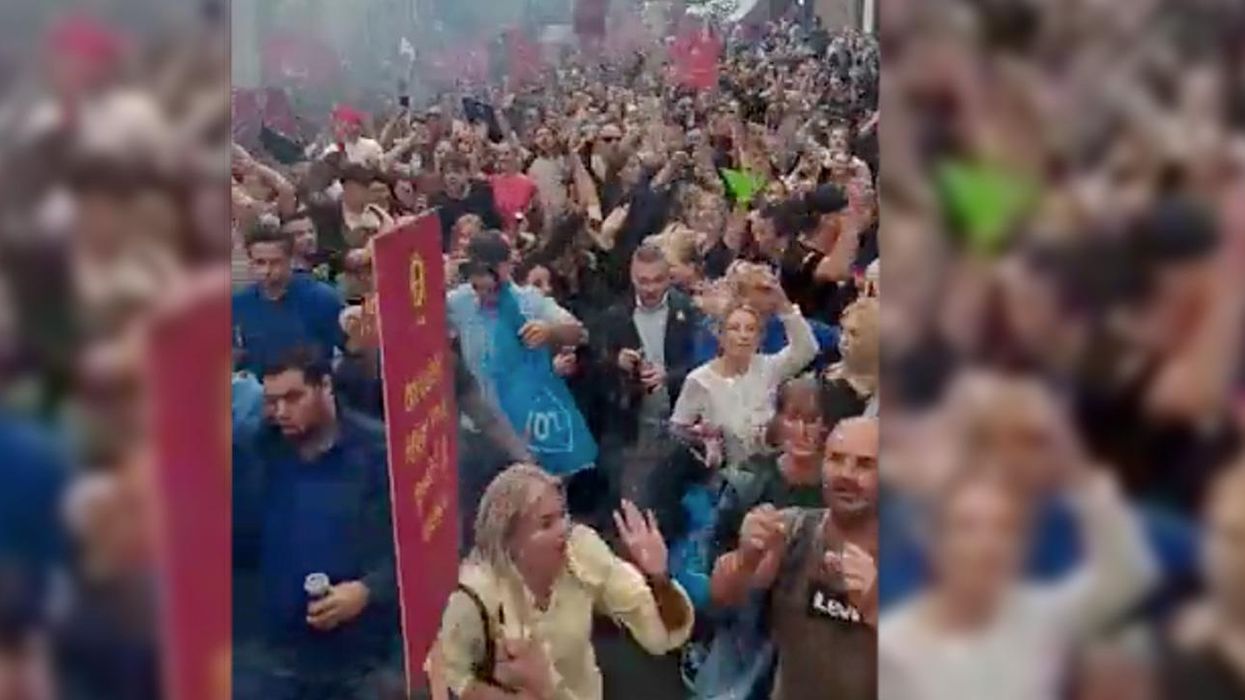 150k Dutch People Protest Restrictions with Rave, Funky Dance Moves. Media...?