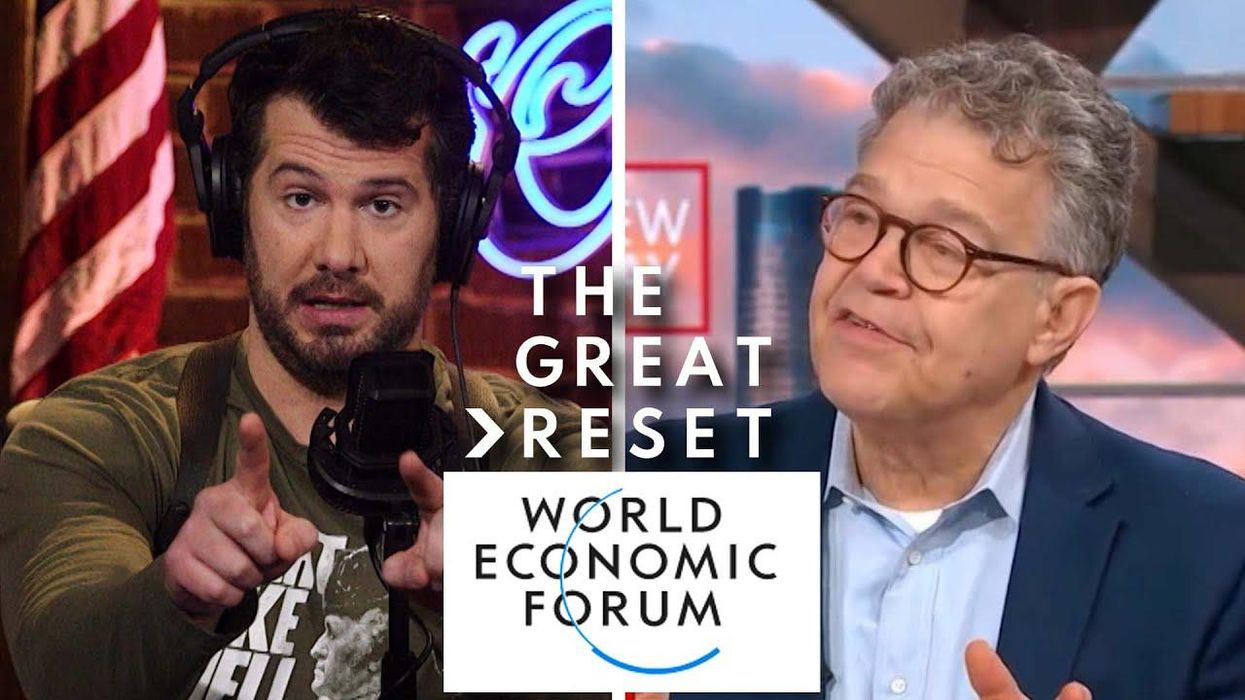 The Great Reset is Real! Confirmed by Droopy Al Franken on CNN!