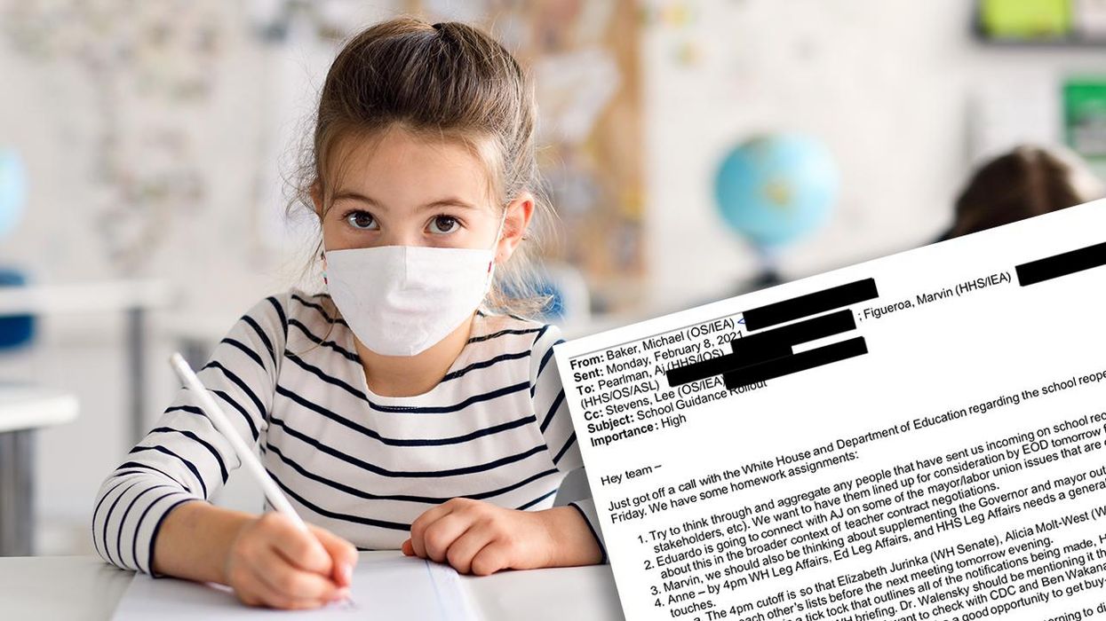 E-Mails Show White House Prioritized Teachers' Union Complaints Before Your Kids and Reopening Schools