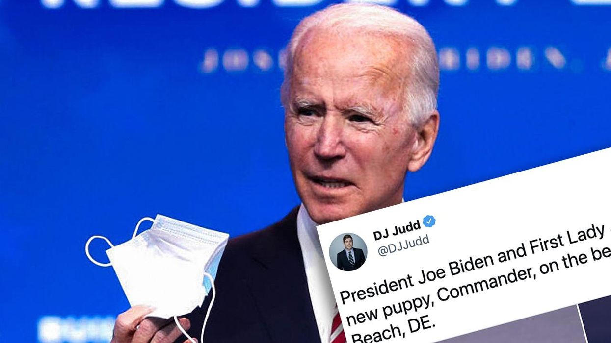 Joe Biden Walks on an Empty Beach, Gives Most Pathetic Performance of Mask Theatre Yet