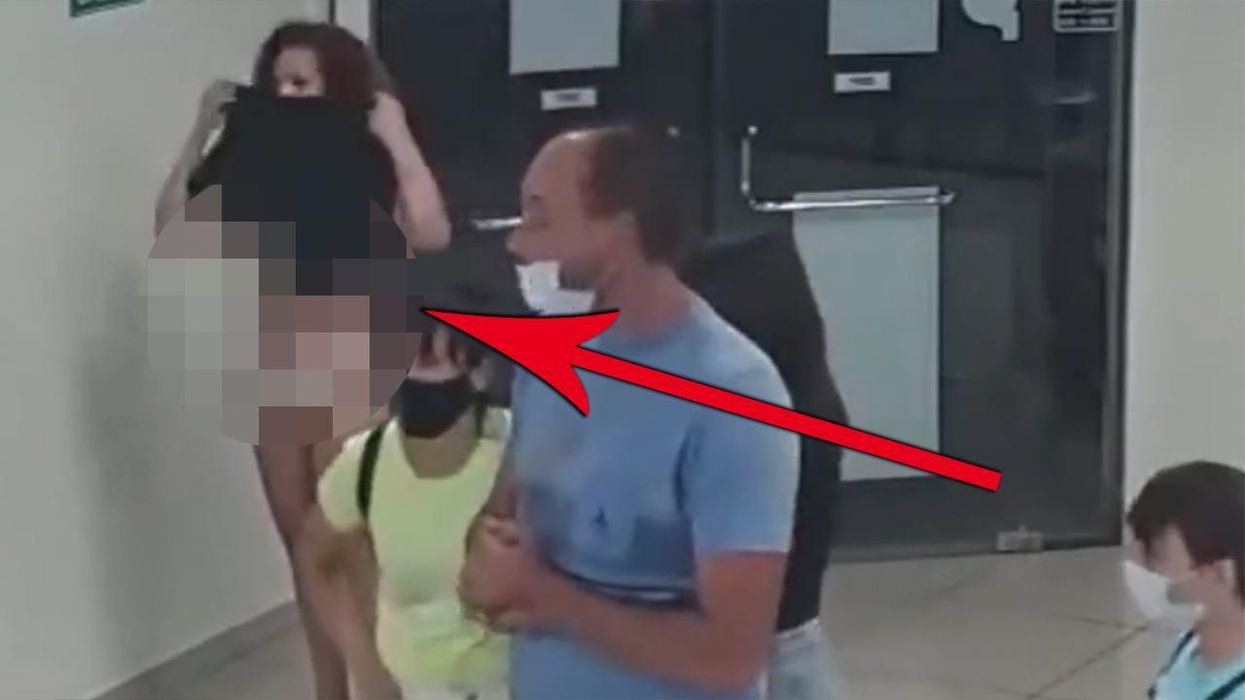 Watch: Woman Strips Off Dress to Use It as a Mask Just to Buy Some Ice Cream