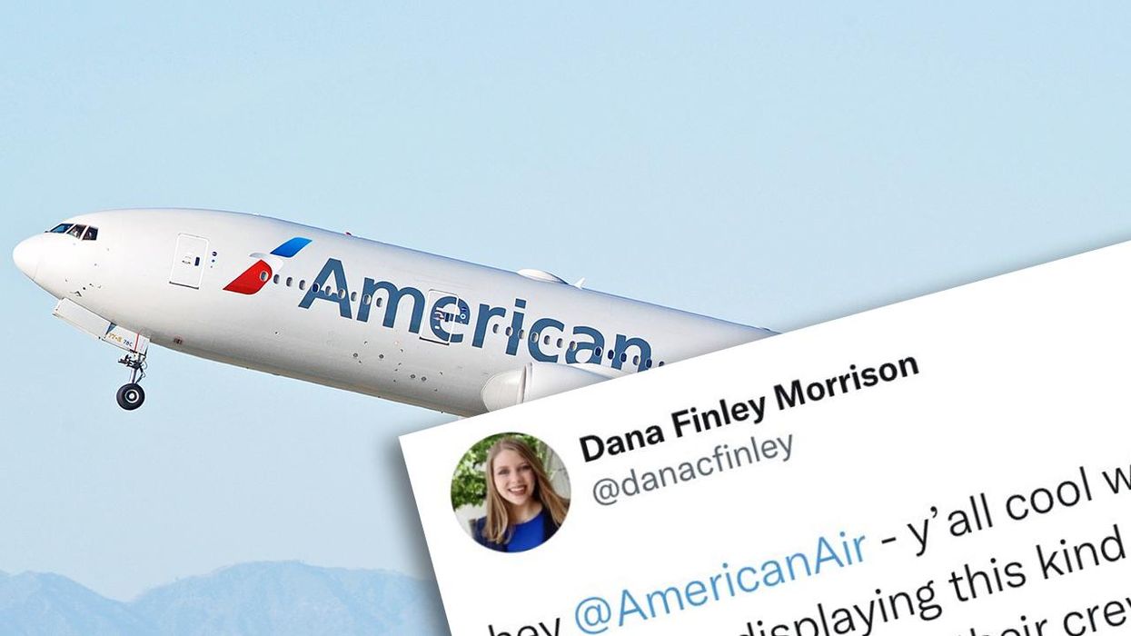 Miserable Woman Tries Cancelling American Airlines Pilot Over Tiny 'Let's Go Brandon' Sticker on His Luggage