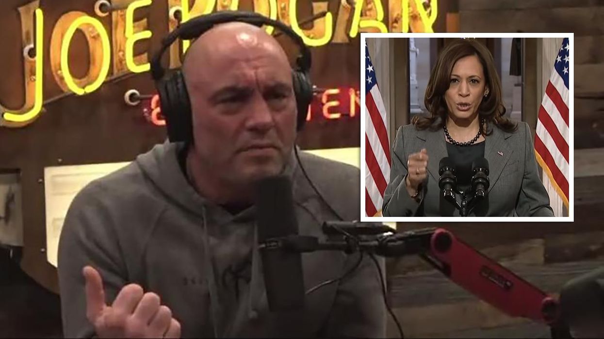 Watch: Joe Rogan Blasts Kamala Harris's 'Insane' Comments Comparing January 6 to Pearl Harbor