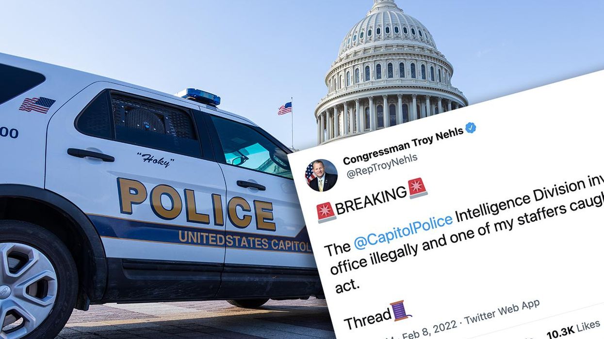Congressman Blasts Capitol Police Over Illegal Investigation: 'They Took Photos of Confidential Documents'