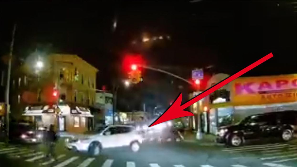 Video Shows Motorist Running Over Guy Crossing the Street, Takes Off As If Nothing Happened
