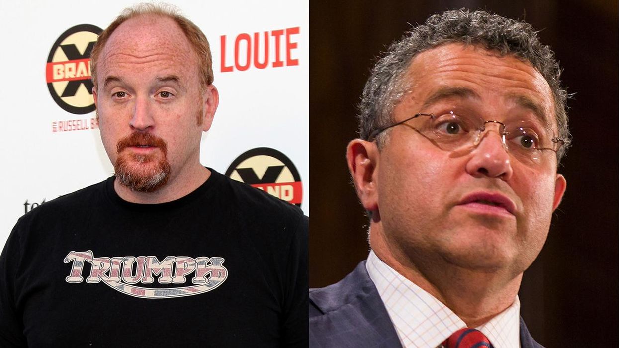 Watch: Jeffrey Toobin Interviews Louis CK About His Cancelled Show in Ukraine (Parody)