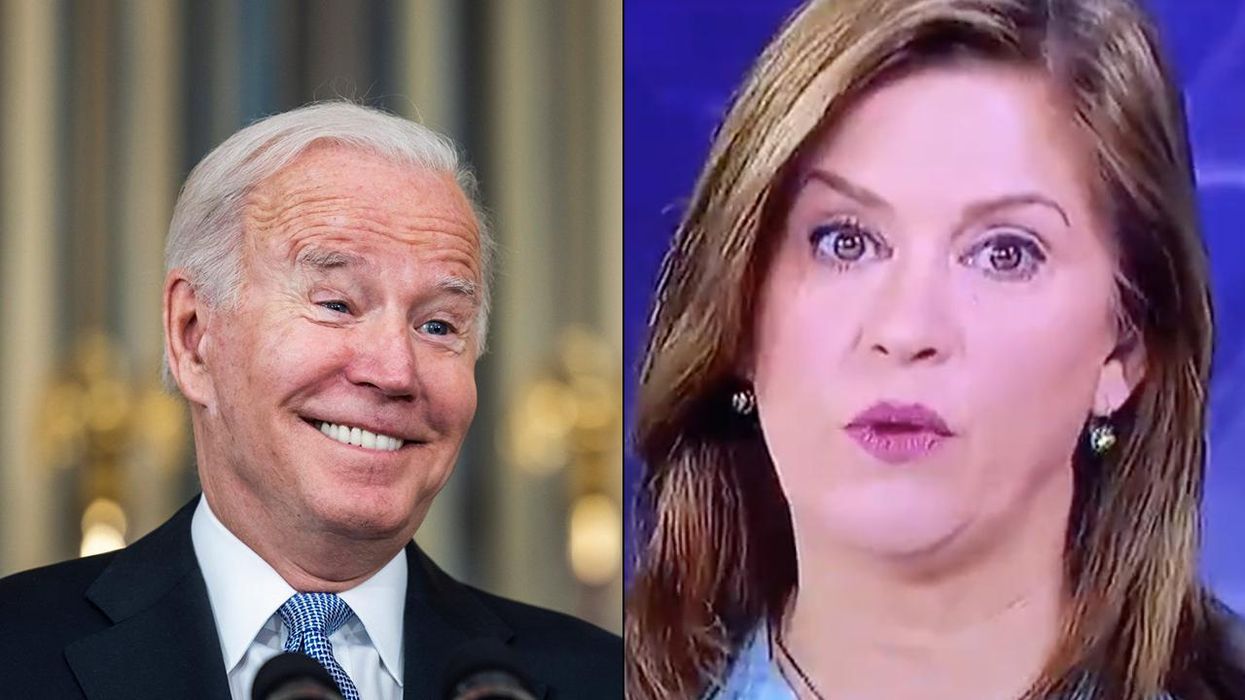 Watch: News reports about old man inappropriately touching little girl, "accidentally" shows Joe Biden photo
