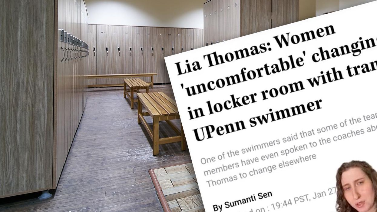 Woke TikToker Shames Lia Thomas' Teammates Being 'Uncomfortable' Changing in Locker Room With... Her