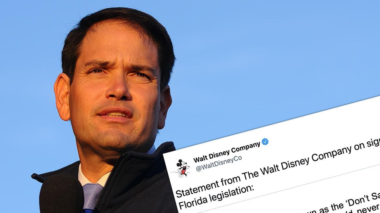 Marco Rubio Drops Disney Over Laughable 'Don't Say Gay' Response: Hey, 'Member Those Uighur Genocide Camps?