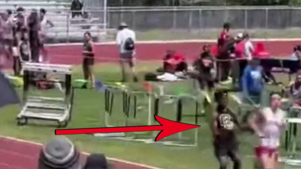 Punk ‘Inspired’ by Will Smith Sucker Punches Track Star as He’s About to Cross Finish Line