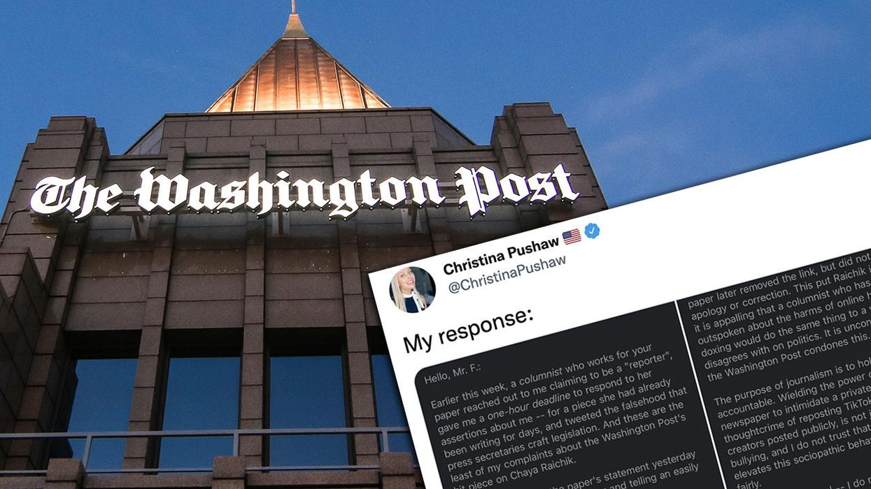 WaPo Reporter Contacts DeSantis Spox Christina Pushaw About Writing Hit Piece, Her Response Is a Work of Art