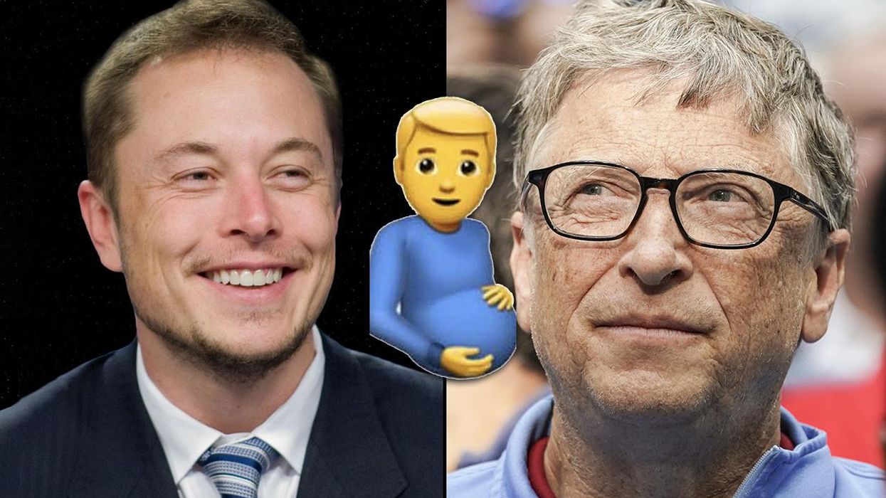 Elon Musk Outright Disrespects Bill Gates, Uses New 'Pregnant Man' Emoji to Do So