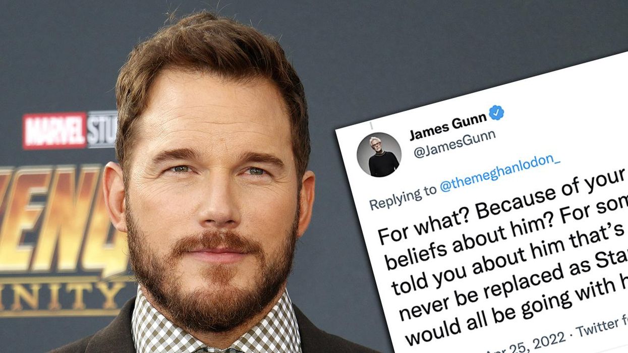 James Gunn Defends Chris Pratt Against Latest Dumb 'Cancel Chris Pratt for Being Christian' Twitter Trend