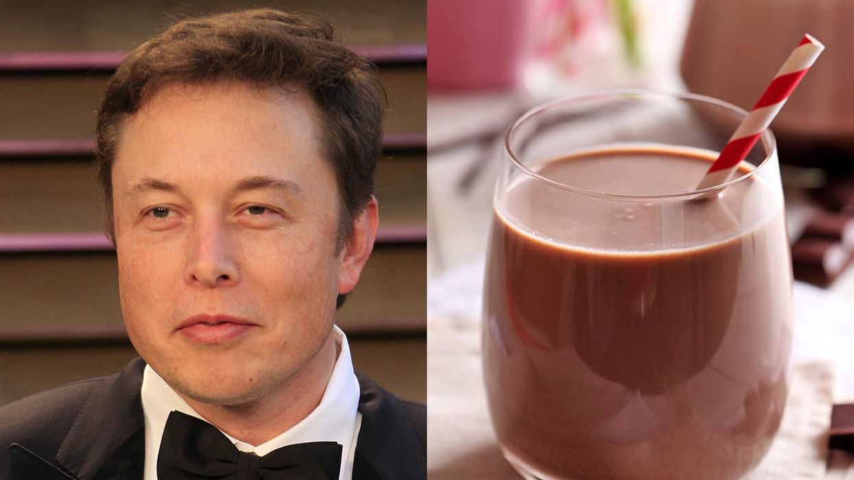 PETA lashes out at Elon Musk for saying he enjoys milk. Chocolate milk.