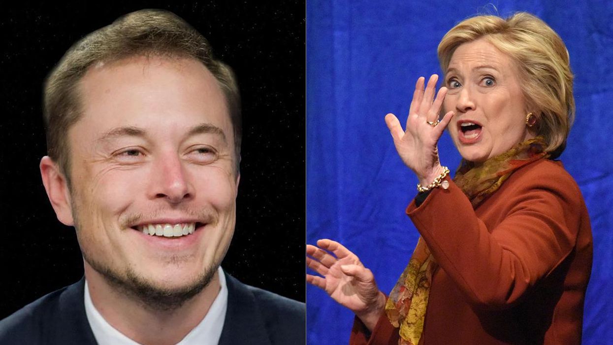 Oh Dear: Elon Musk Goes All-In on Russiagate, Reports Hillary Clinton to Twitter's CEO for 'Disinformation'