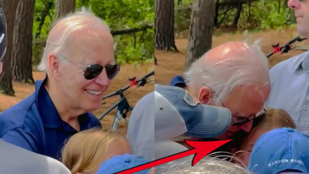 Reset the Counter: Joe Biden Invades Little Girl's Personal Space, Whispers in Her Ear as She pulls Away