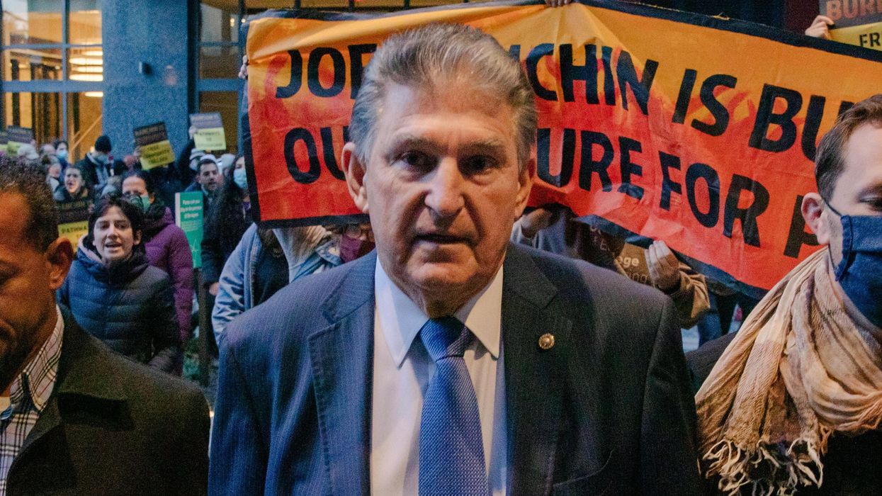 Joe Manchin Defecates All Over Progressive Hopes and Dreams, Tells Dems He's Killing Biden's Agenda Again